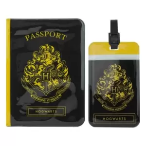 Harry Potter Passport Case & Luggage Tag Set Hogwarts