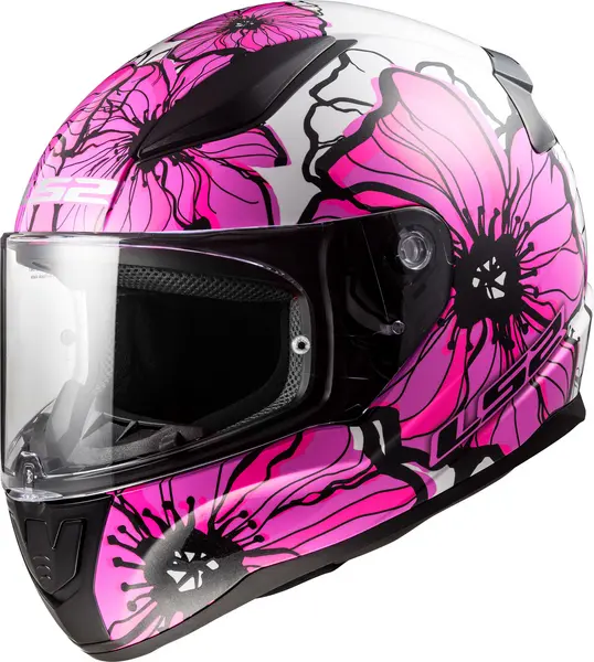 LS2 FF353 Rapid II Poppies Pink 06 Full Face Helmet Size XL