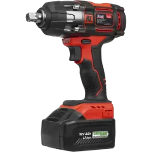 Sealey CP650LI 18v Cordless Brushless 1/2" Drive Impact Wrench 1 x 4ah Li-ion Charger Case