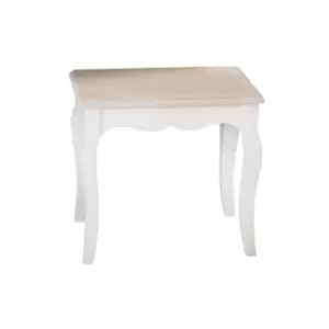 LPD White Dressing Table Stool - Juliette