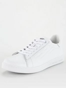 Emporio Armani EA7 Eagle Court Trainers White Size 10.5 Men