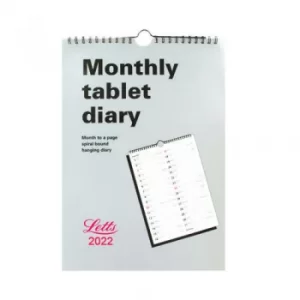 Letts Monthly Tablet Diary 2022 22-TMT