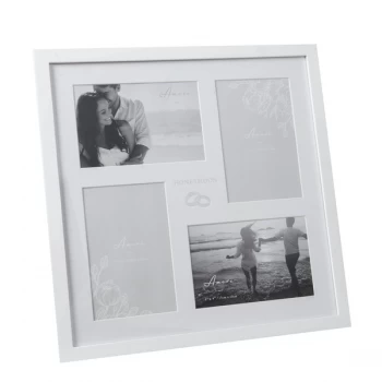 AMORE BY JULIANA Multi Aperture Photo Frame - Honeymoon