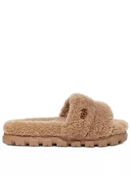 UGG Cozette Curly Slipper, Chestnut, Size 6, Women