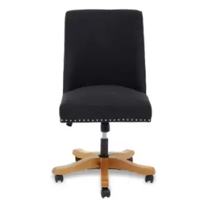 Premier Housewares Washington Office Home Chair, black