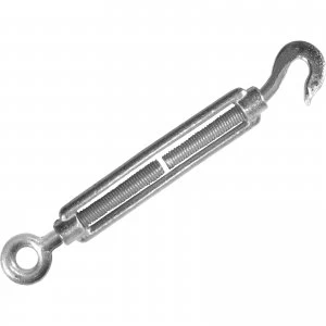 Faithfull Galvanised Straining Screw Hook and Eye 6mm