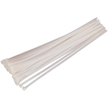 Sealey White Cable Ties 450mm 7.6mm