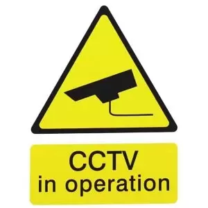 The House Nameplate Company Cctv In Operation Self-Adhesive Labels, (H)200mm (W)150mm