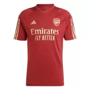 adidas Arsenal Training Shirt 2023 2024 Adults - Red