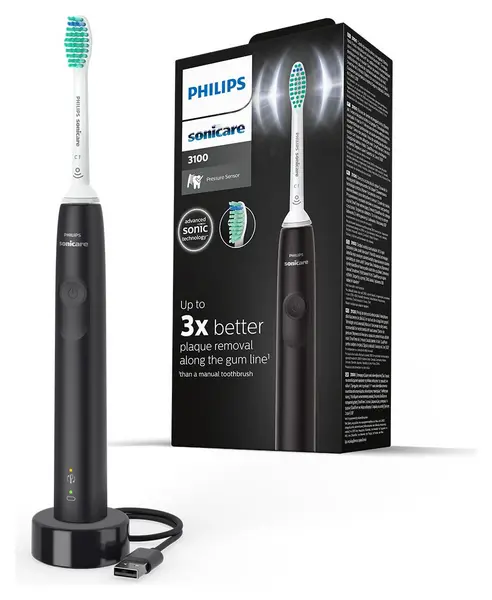 Philips Sonicare Series 3100 HX3671/14 Black Electric Toothbrush