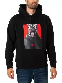 Debras Graphic Pullover Hoodie