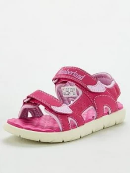 Timberland Girls Perkins Row 2 Strap Sandals - Pink