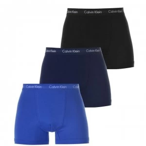 Calvin Klein Stretch Trunks 3 Pack - Black/Blue/Nvy