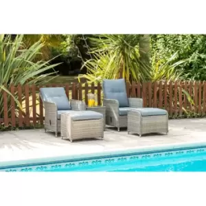 Katie Blake Milan Lounger Set Grey