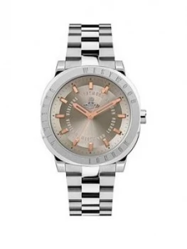 Vivienne Westwood Vivienne Westwood Warm Grey And Rose Gold Dial Stainless Steel Bracelet Ladies Watch