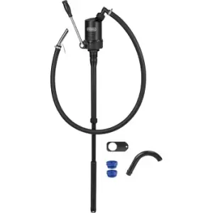 PRESSOL Oil/diesel hand pump, with discharge hose and outlet manifold, 0.4 l/stroke