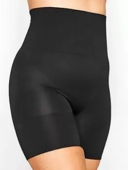 Yours Firm Control Seamfree Short - Black, Size 18-20, Women