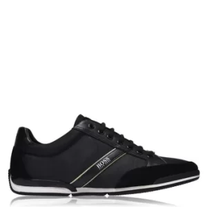 Hugo Boss Saturn Low Profile Trainers Black/Gold 007 Men