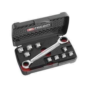 Facom Ratcheting Wrench Set 11 In 1