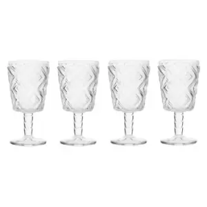 Interiors By Ph Set Of Four Wine Glasses