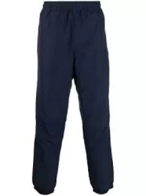 Mens Lacoste Printed Bands Trackpants Size 4 - M Navy Blue