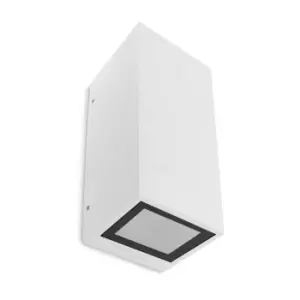 Leds-C4 Afrodita - 2 Light Outdoor Up Down Wall Light White IP65, GU10
