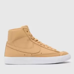 Nike W Blazer Mid Prm Mf, Vachetta Tan/Vachetta Tan-White, size: 6, Female, Trainers, DQ7572-200