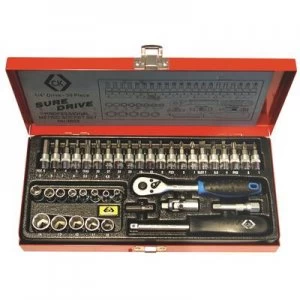 C.K. Bit set Metric 1/4 (6.3 mm) 39 Piece T4655