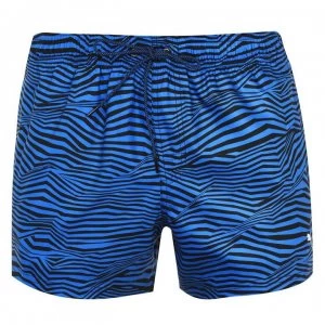 Puma Patterned Swim Shorts - Blue