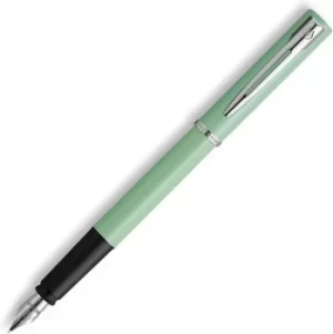 Waterman Allure Mint Green Pastel Lacquer Fountain Pen Fine Nib Blue I