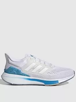 adidas Eq21 Run - White, Size 11, Men