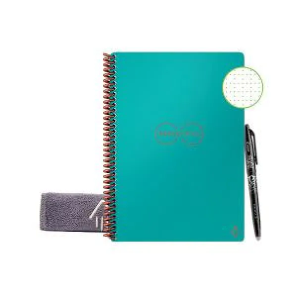 Rocketbook Core Executive Set Dot Reusable Teal 505474 BC40396