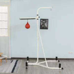 HOMCOM Free-Standing Speed Bag Boxing Platform Punch Bag Fitness Station Stand