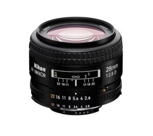 Nikon AF NIKKOR 28mm f-2.8D Wide-Angle Lens