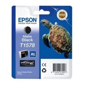 Epson Turtle T1578 Matte Black Ink Cartridge