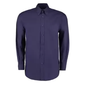 Kustom Kit Mens Long Sleeve Corporate Oxford Shirt (17.5inch) (Midnight Navy)