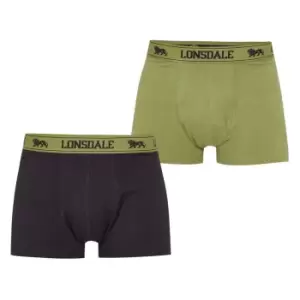 Lonsdale 2 Pack Trunks Mens - Multi