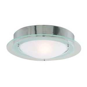 Searchlight Havana 1-Light Flush Ceiling Light