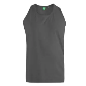 Duke Mens Fabio-2 Kingsize Muscle Vest (2XL) (Charcoal Melange)