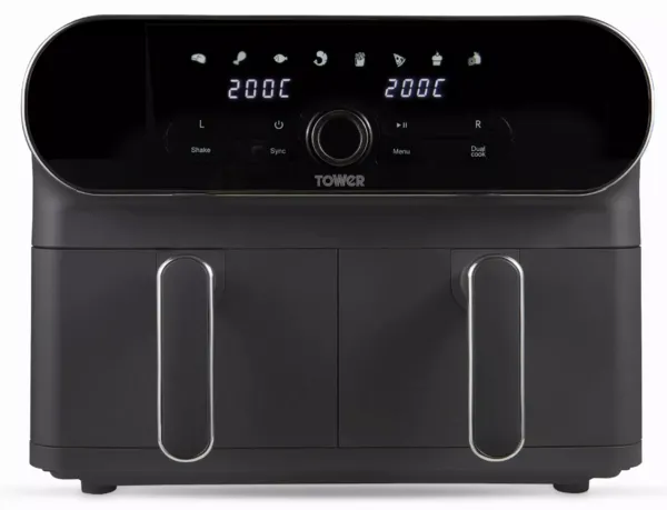 Tower T17138 2600W 8L Dual drawer Air Fryer