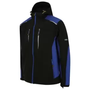 Goodyear Softshell Hooded Jacket Mens - Blue