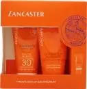 Lancaster Sun Beauty Gift Set 50ml Sun Beauty Body Milk SPF30 + 50ml After Sun Golden Maximiser + 3ml Sun Beauty Face Cream SPF30