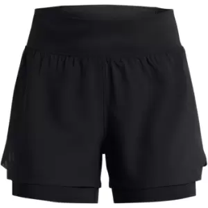 Under Armour Run Stamina 2-in-1 Shorts - Black