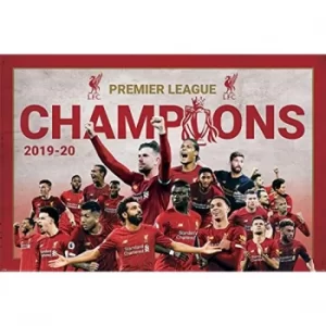 Liverpool FC Premier League Champions Poster Montage 11