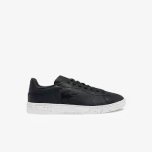 Lacoste Mens Court Zero Leather Trainers Size 11 UK Dark Grey / White