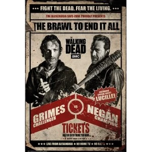 The Walking Dead Fight Maxi Poster