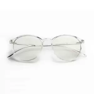 Ocushield Glasses - Carson Style, Clear White - Unisex Glasses Anti Blue Light Glasses Clear White - 0 Magnification