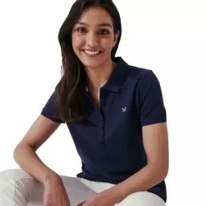 Crew Clothing Womens Ocean Classic Pique Cotton Polo Shirt 10- Bust 34-35'