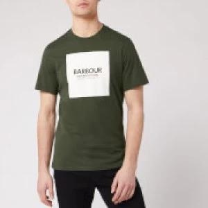 Barbour International Mens Block T-Shirt - Jungle Green - M