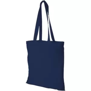 Bullet Peru Cotton Tote (37 x 42 cm) (Navy)